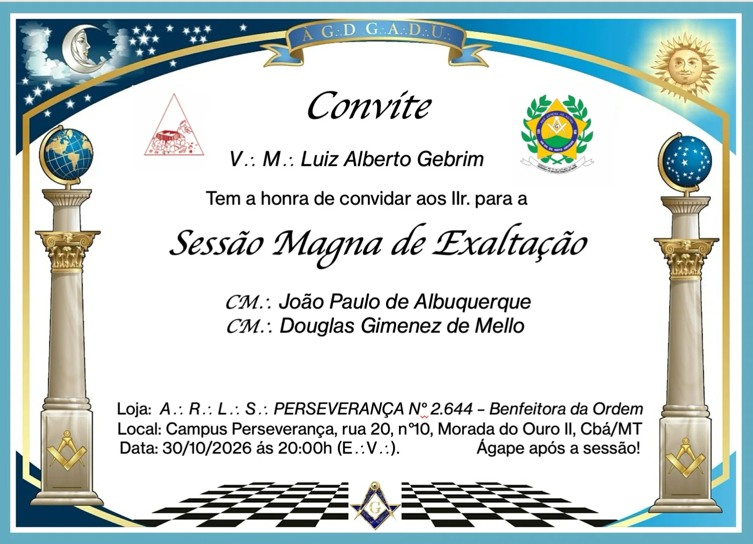Sessão Magna de Exaltação