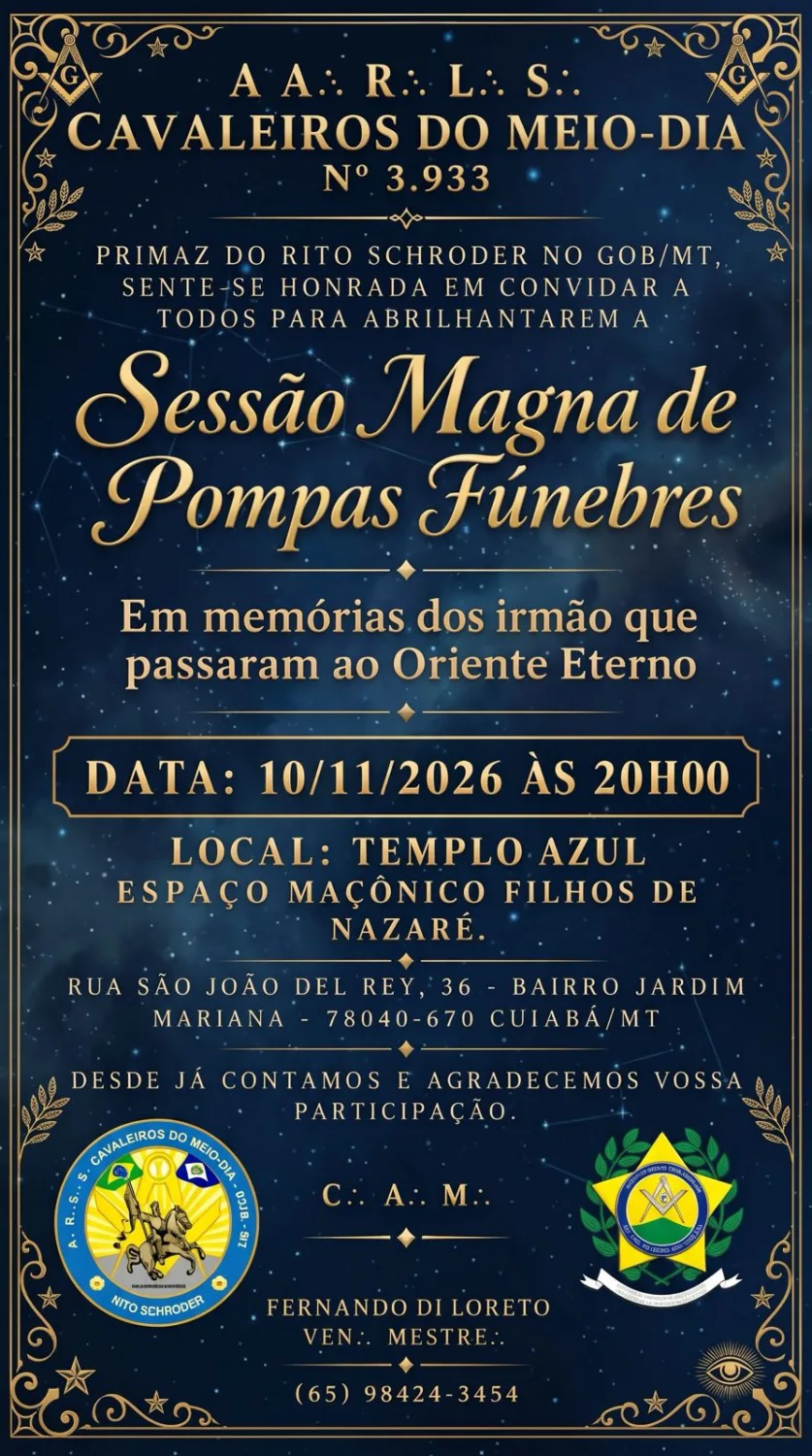 Sessão Magna de Pompas Fúnebres