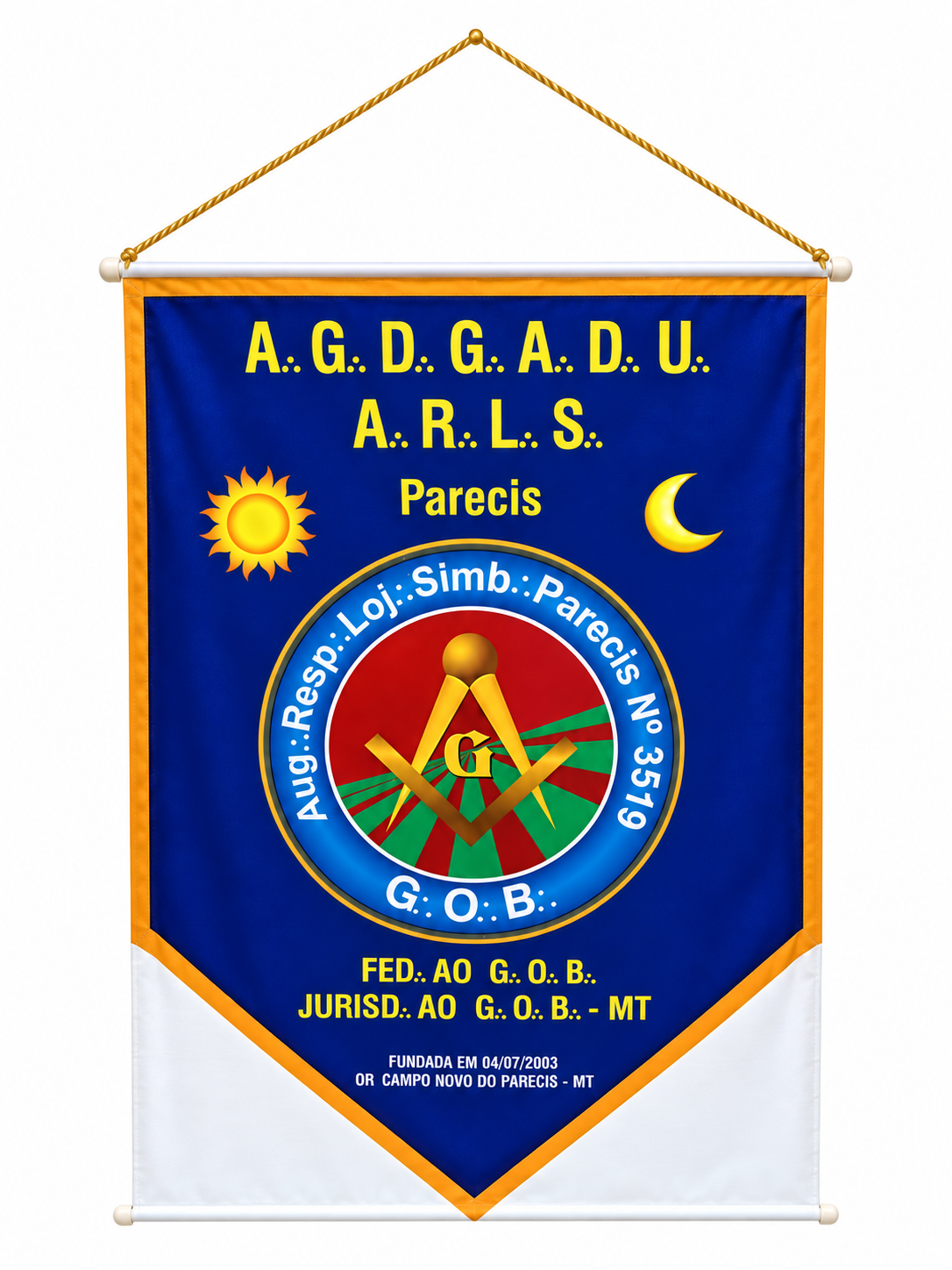 Estandarte da A.R.L.S.  Parecis
