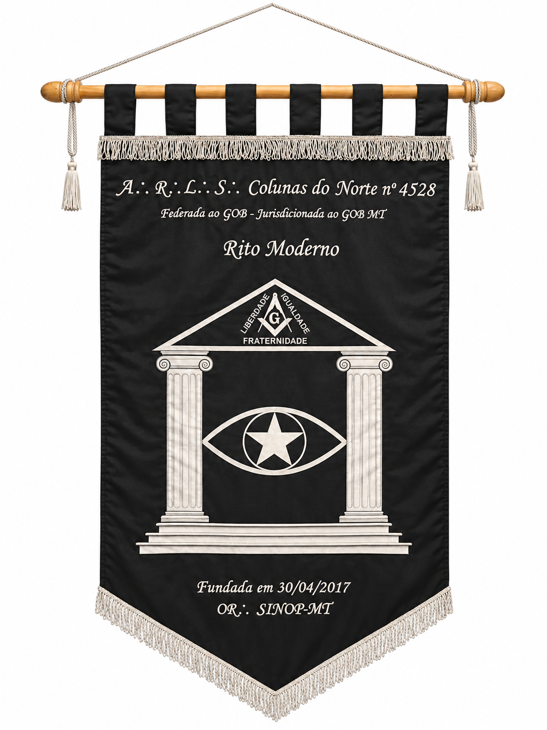 Estandarte da A.R.L.S.  Colunas do Norte